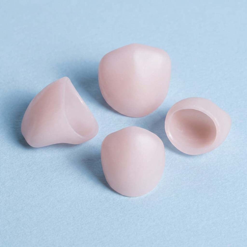 Colored zirconia try-in crowns